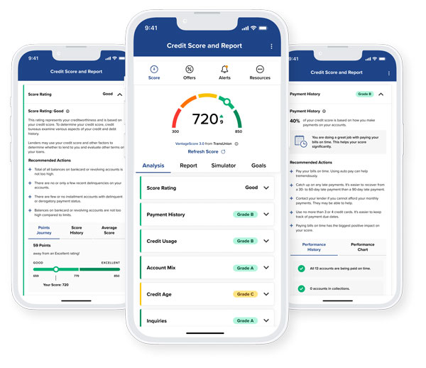 SavvyMoney Credit Score & Report